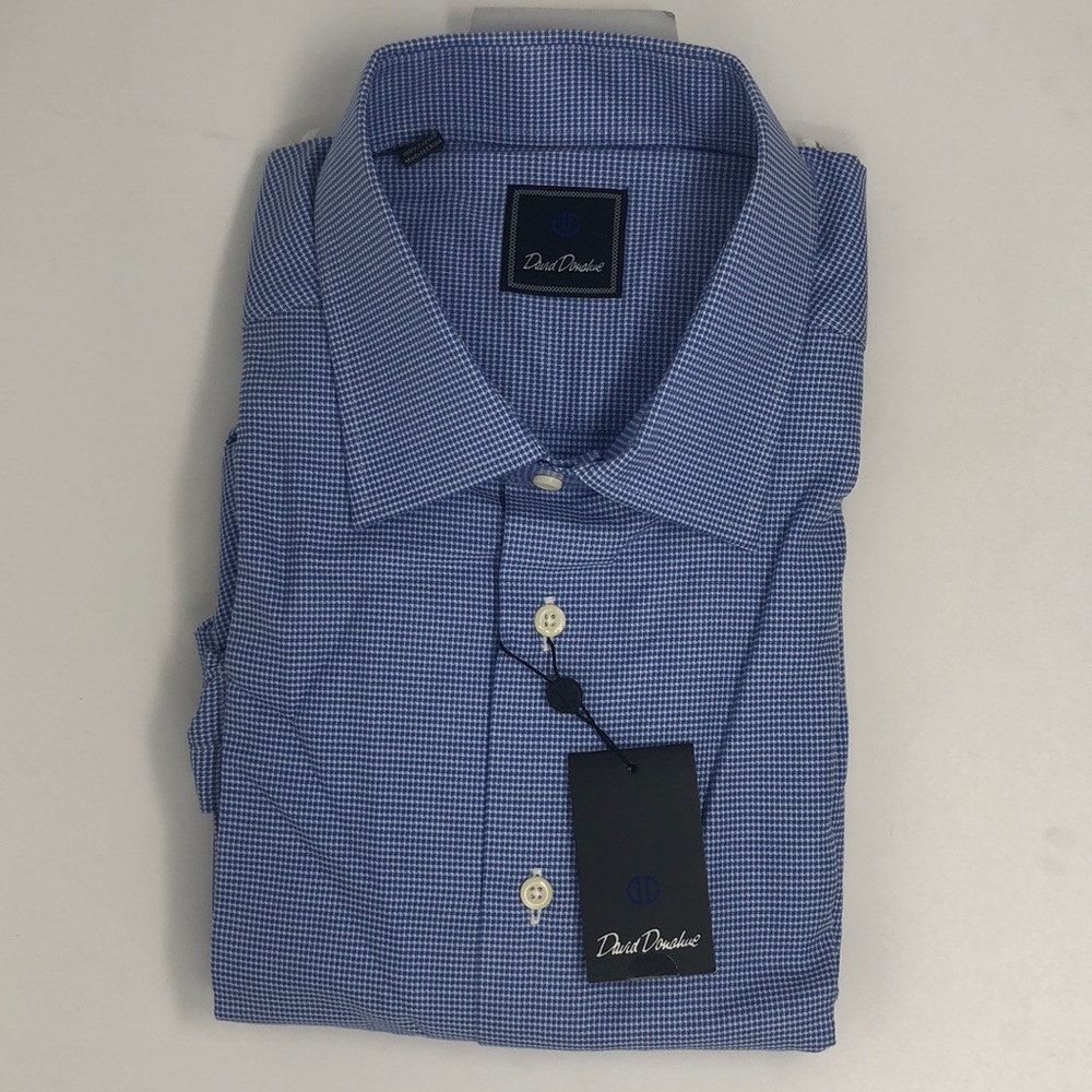 David Donahue Blue Dress Shirt